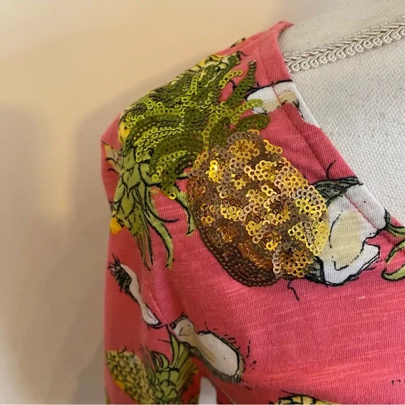 Thomas & Olivia Women’s Tropical Blouse Size Medium New With Tags - Picture 4 of 11